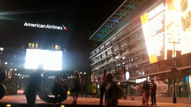 American Airlines Arena where the Dallas Stars and Mavericks play. Also the center where the Birthday Party was